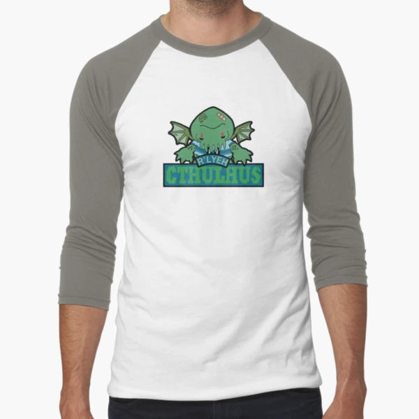 Rlyeh Cthulhus Rugby T-Shirt - Novelty Apparel for Adults - T-Shirt, Sweatshirt, Hoodie