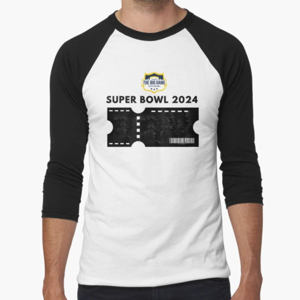 2024 Superbowl American Football Ticket T-Shirt - Trendy Graphic Men Women - T-Shirt, Sweatshirt, Hoodie