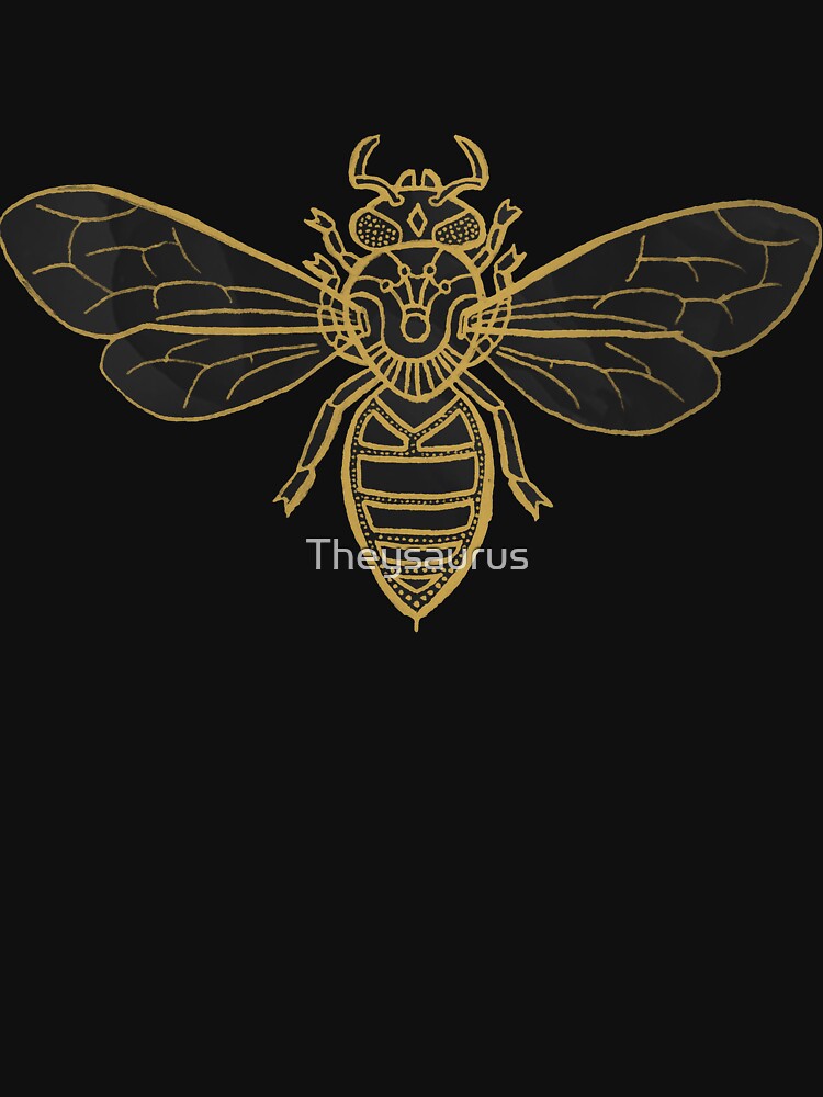 Mandala Bees by Theysaurus - Adult & Kids T-Shirts, Sweatshirts & Hoodies apparel design preview 2