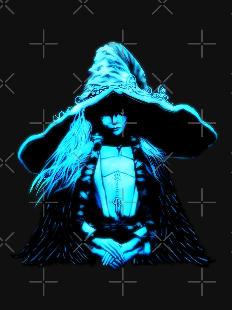 Blue Ranni from Elden Ring by trentnin - Adult & Kids T-Shirts, Sweatshirts & Hoodies apparel design preview 2