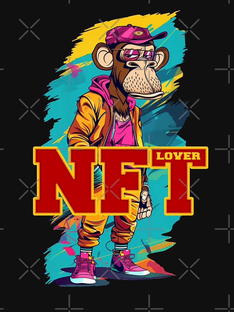 NFT lover by Gaviani Design Studio - Adult & Kids T-Shirts, Sweatshirts & Hoodies apparel design preview 2