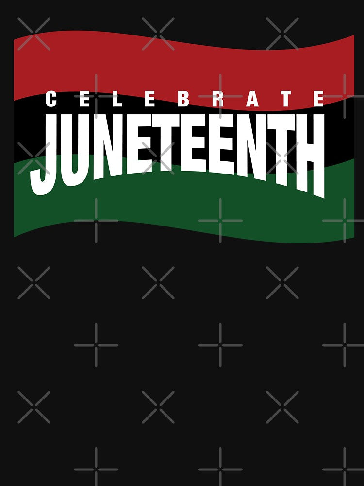 Celebrate Juneteenth African Flag by blackartmatters - Adult & Kids T-Shirts, Sweatshirts & Hoodies apparel design preview 2