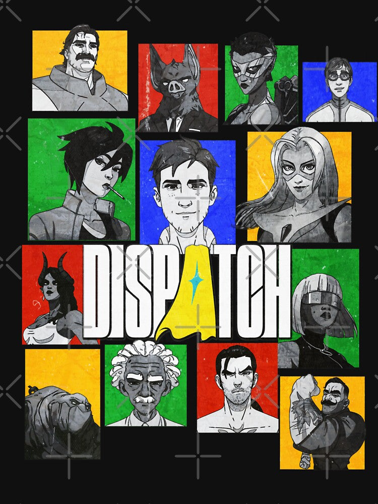 Dispatch game collage by ProvideMeMilk - Adult & Kids T-Shirts, Sweatshirts & Hoodies apparel design preview 2