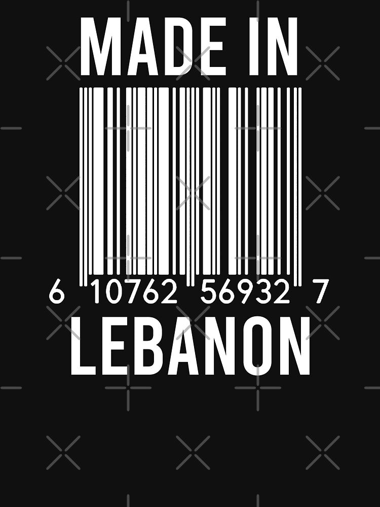 Made In Lebanon by RandomStuffShop - Adult & Kids T-Shirts, Sweatshirts & Hoodies apparel design preview 2