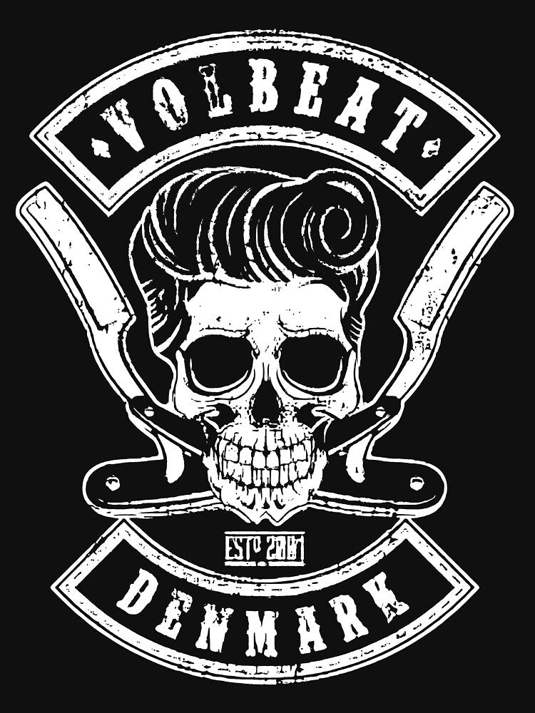Volbeat Rock Band, and Roll Heavy by JemmyTT - Adult & Kids T-Shirts, Sweatshirts & Hoodies apparel design preview 2