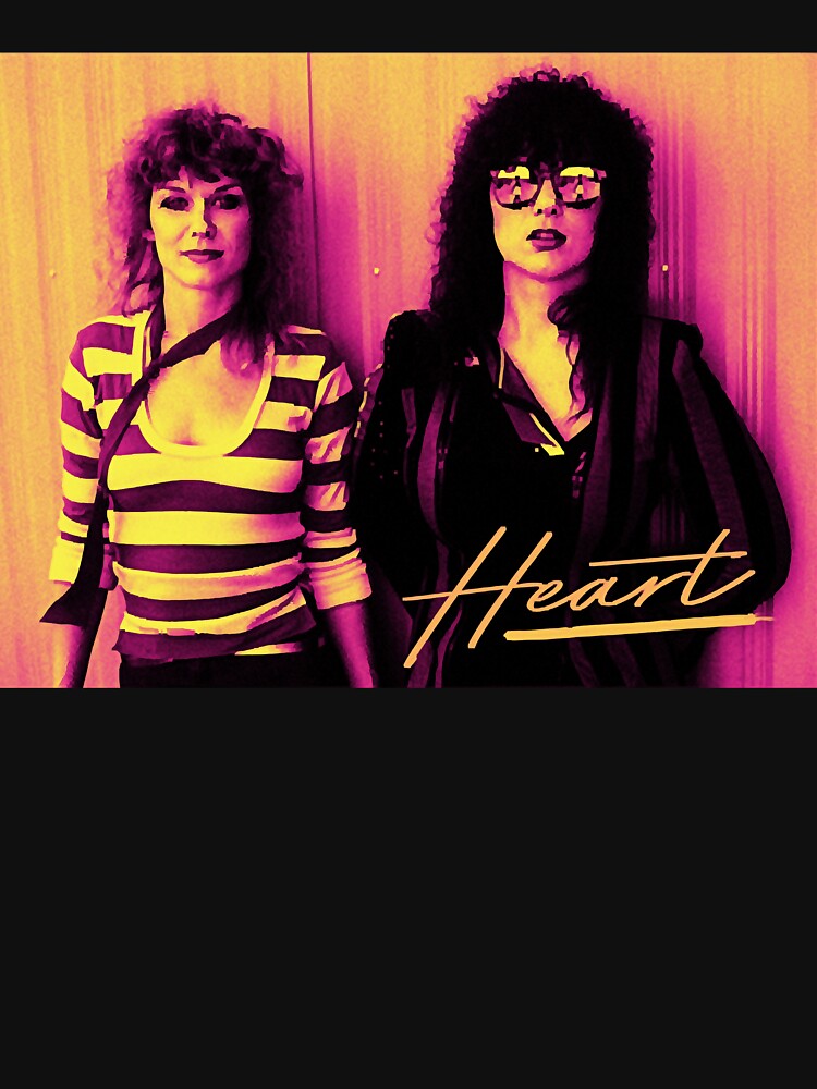 Heart band 80s aesthetic Classic by AnastasiosLoiz - Adult & Kids T-Shirts, Sweatshirts & Hoodies apparel design preview 2