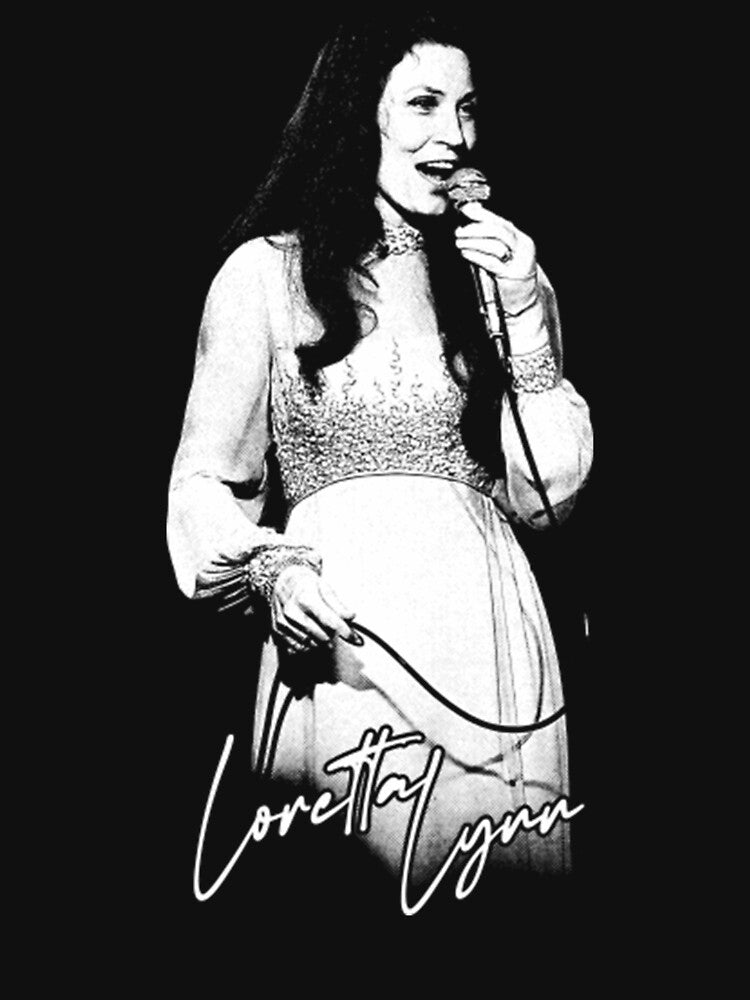 Loretta Lynn by AmauryRossignol - Adult & Kids T-Shirts, Sweatshirts & Hoodies apparel design preview 2