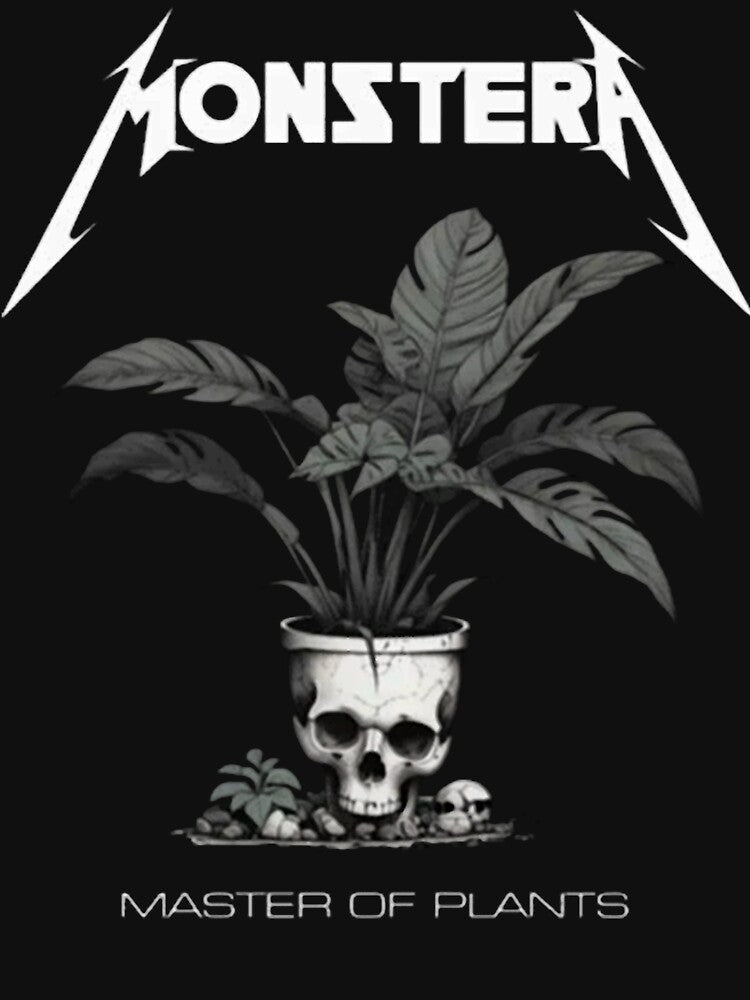 Monstera Plant Metal Masters Of Plants Lover by - Adult & Kids T-Shirts, Sweatshirts & Hoodies apparel design preview 2