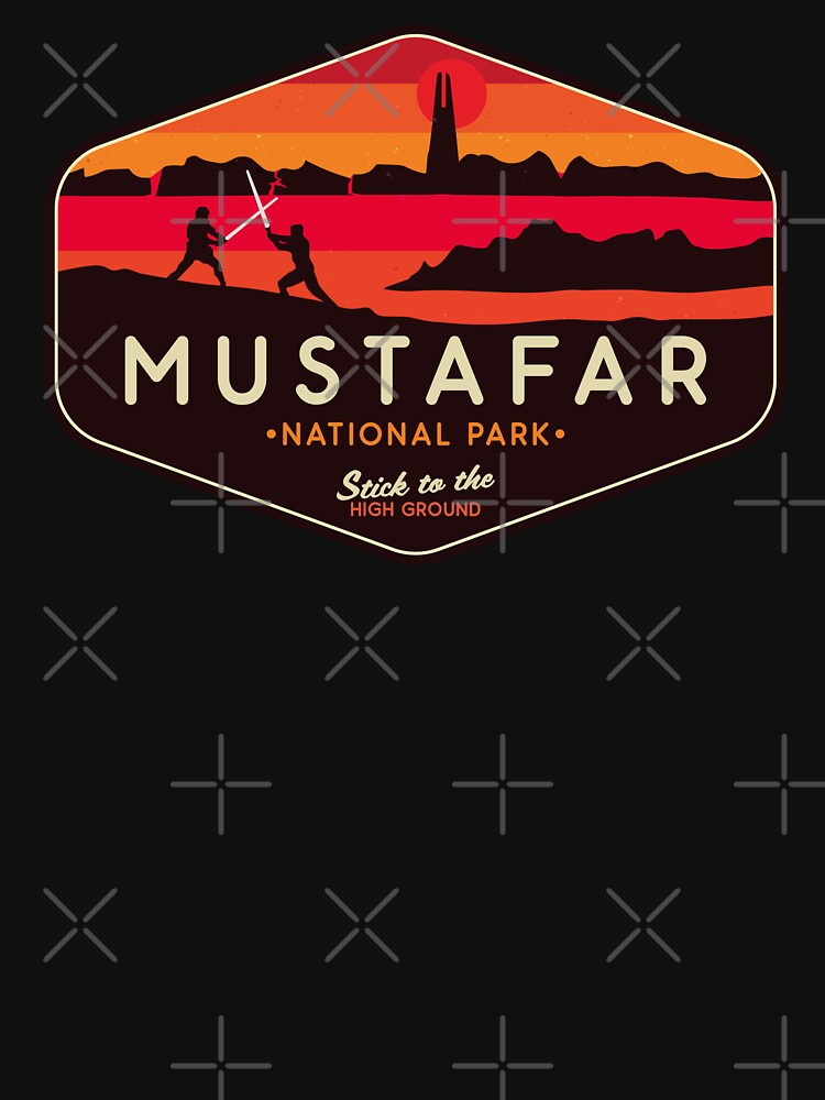 Mustafar National Park by magrodanny - Adult & Kids T-Shirts, Sweatshirts & Hoodies apparel design preview 2