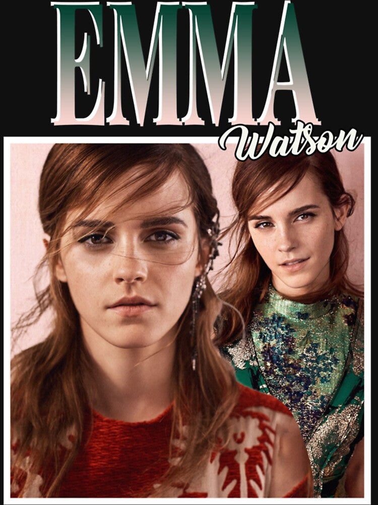 Emma Watson by tanheikner2 - Adult & Kids T-Shirts, Sweatshirts & Hoodies apparel design preview 2
