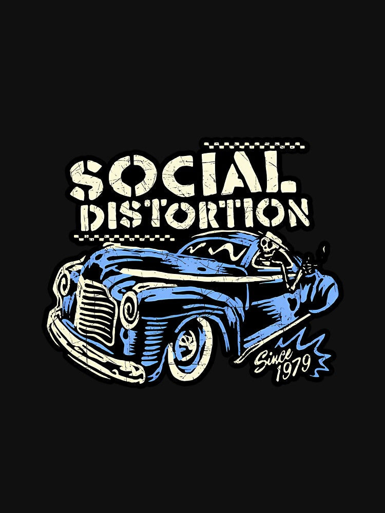 Social Distortion Band by memoryweaverart - Adult & Kids T-Shirts, Sweatshirts & Hoodies apparel design preview 2