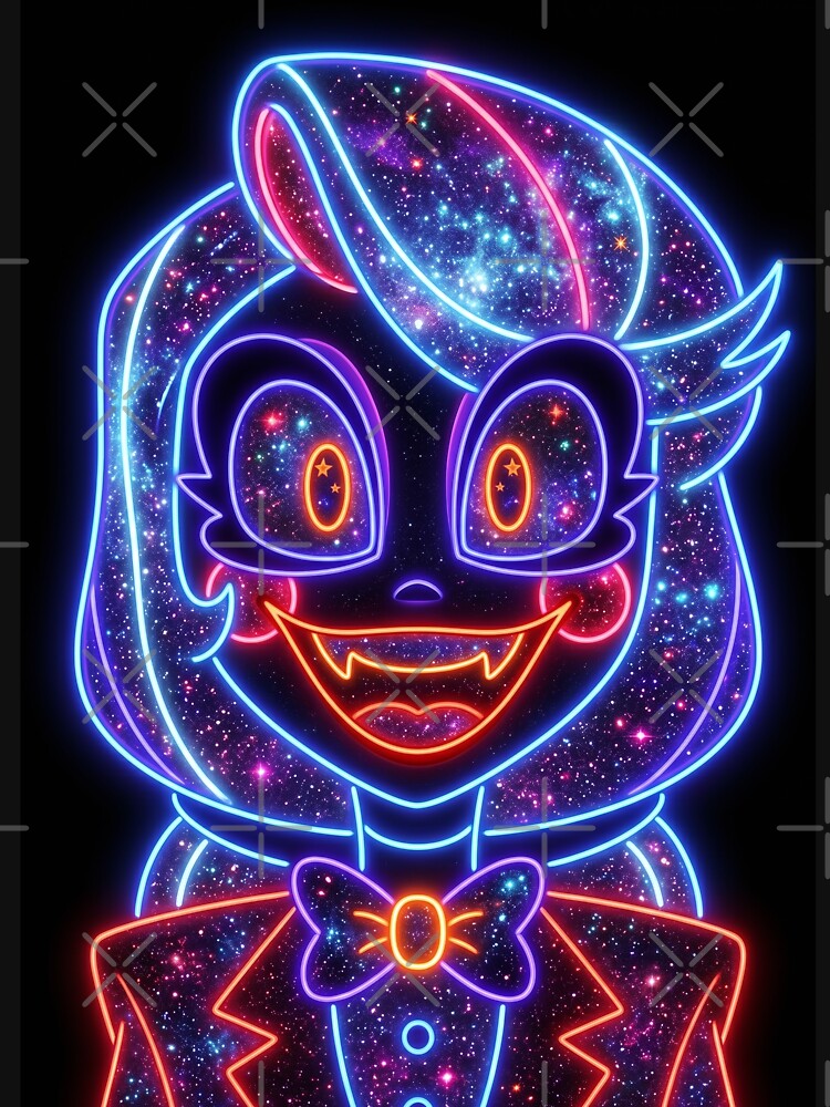 Neon Charlie Morningstar by Nervas - Adult & Kids T-Shirts, Sweatshirts & Hoodies apparel design preview 2