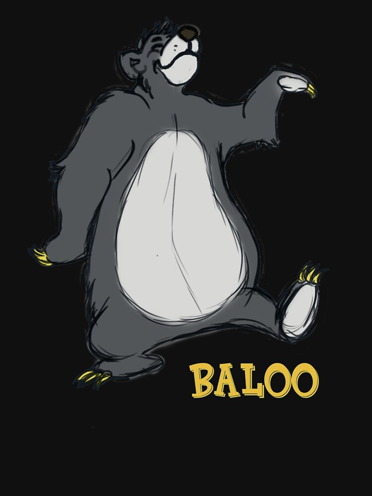 Baloo by BreanaCremin - Adult & Kids T-Shirts, Sweatshirts & Hoodies apparel design preview 2