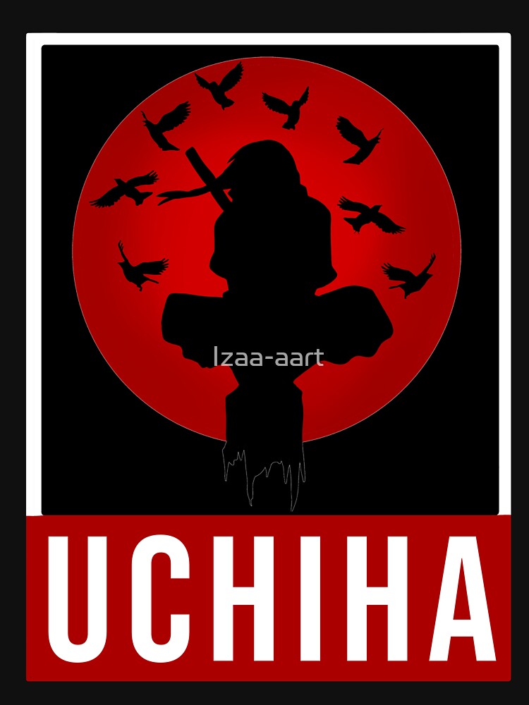 Doodle Uchiha by Izaa-aart - Adult & Kids T-Shirts, Sweatshirts & Hoodies apparel design preview 2