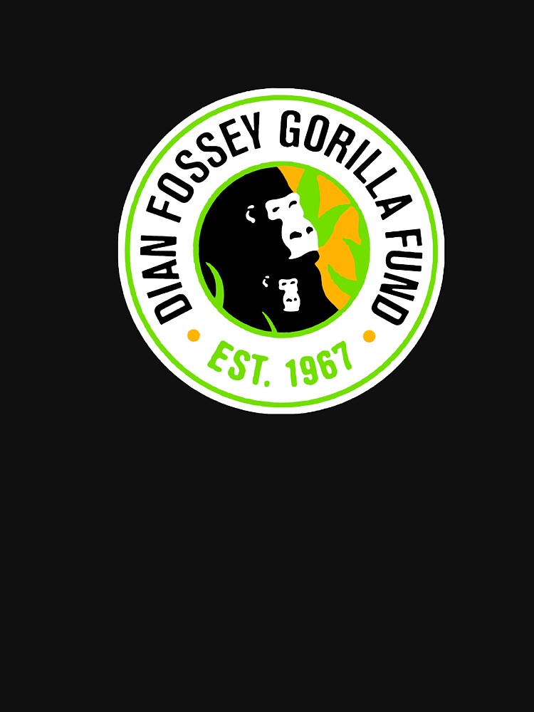Dian fossey gorilla fund EST 1967 by Isabeammas - Adult & Kids T-Shirts, Sweatshirts & Hoodies apparel design preview 2
