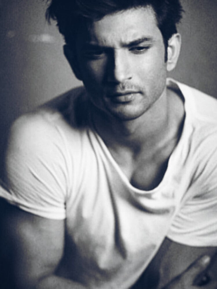 Sushant Singh rajput #live forever by CDSedition - Adult & Kids T-Shirts, Sweatshirts & Hoodies apparel design preview 2