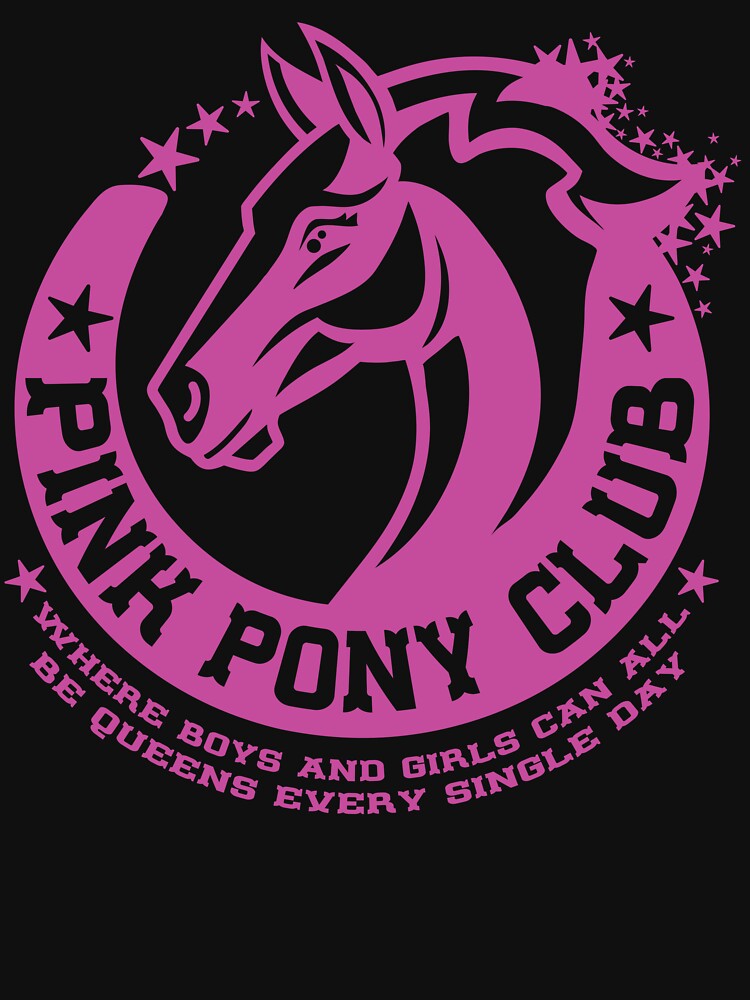 Pink Pony Club by Lezimmaro - Adult & Kids T-Shirts, Sweatshirts & Hoodies apparel design preview 2