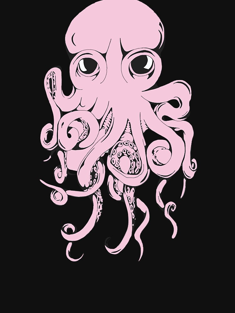 Pink Optopus by Chillledtimes - Adult & Kids T-Shirts, Sweatshirts & Hoodies apparel design preview 2