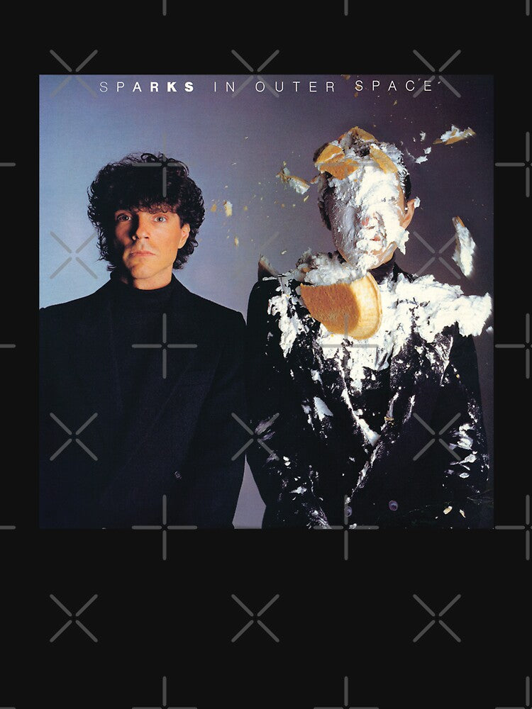 Sparks In Outer Space Album Cover by leonilalinde - Adult & Kids T-Shirts, Sweatshirts & Hoodies apparel design preview 2