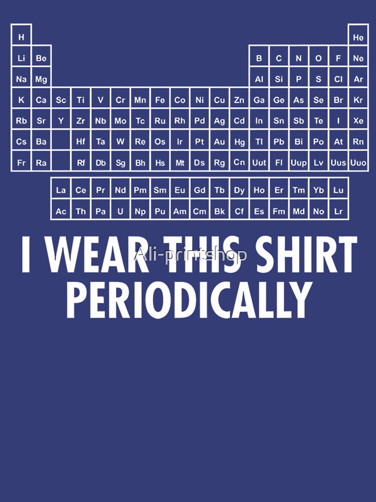 I Wear This Periodically by Ali-printshop - Adult & Kids T-Shirts, Sweatshirts & Hoodies apparel design preview 2