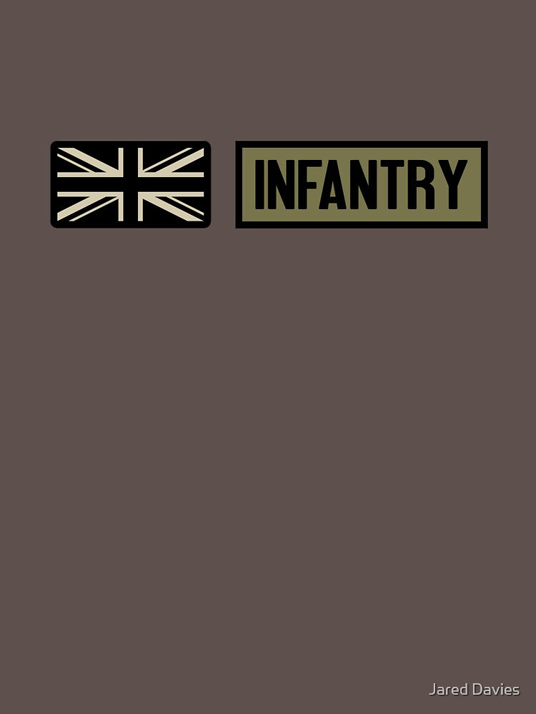 British Flag: Infantry by Jared Davies - Adult & Kids T-Shirts, Sweatshirts & Hoodies apparel design preview 2