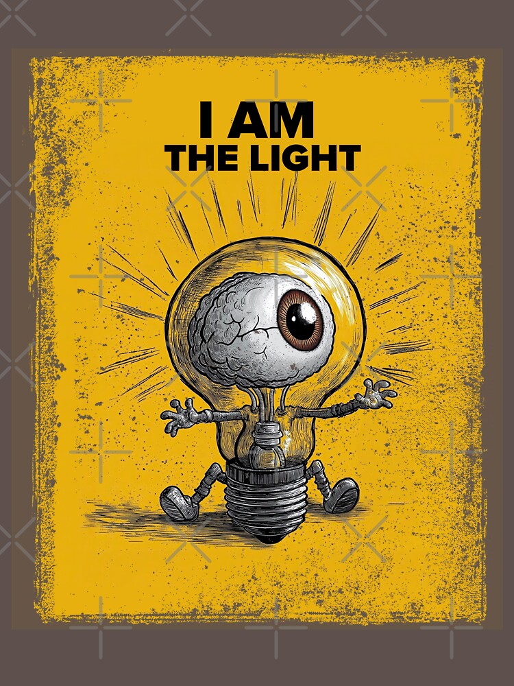 I am The Light good idea by Gaviani Design Studio - Adult & Kids T-Shirts, Sweatshirts & Hoodies apparel design preview 2