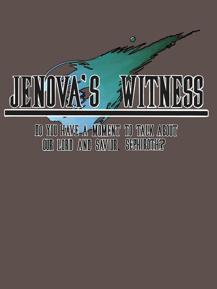 Jenova's Witness by KittiesNMitties - Adult & Kids T-Shirts, Sweatshirts & Hoodies apparel design preview 2