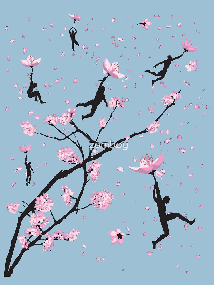 Blossom Flight by zomboy - Adult & Kids T-Shirts, Sweatshirts & Hoodies apparel design preview 2