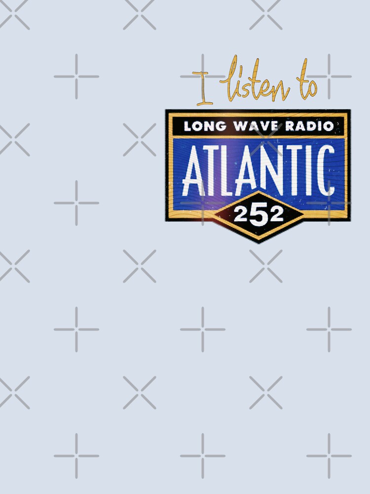 Longwave Radio Atlantic 252 by Vanellus - Adult & Kids T-Shirts, Sweatshirts & Hoodies apparel design preview 2
