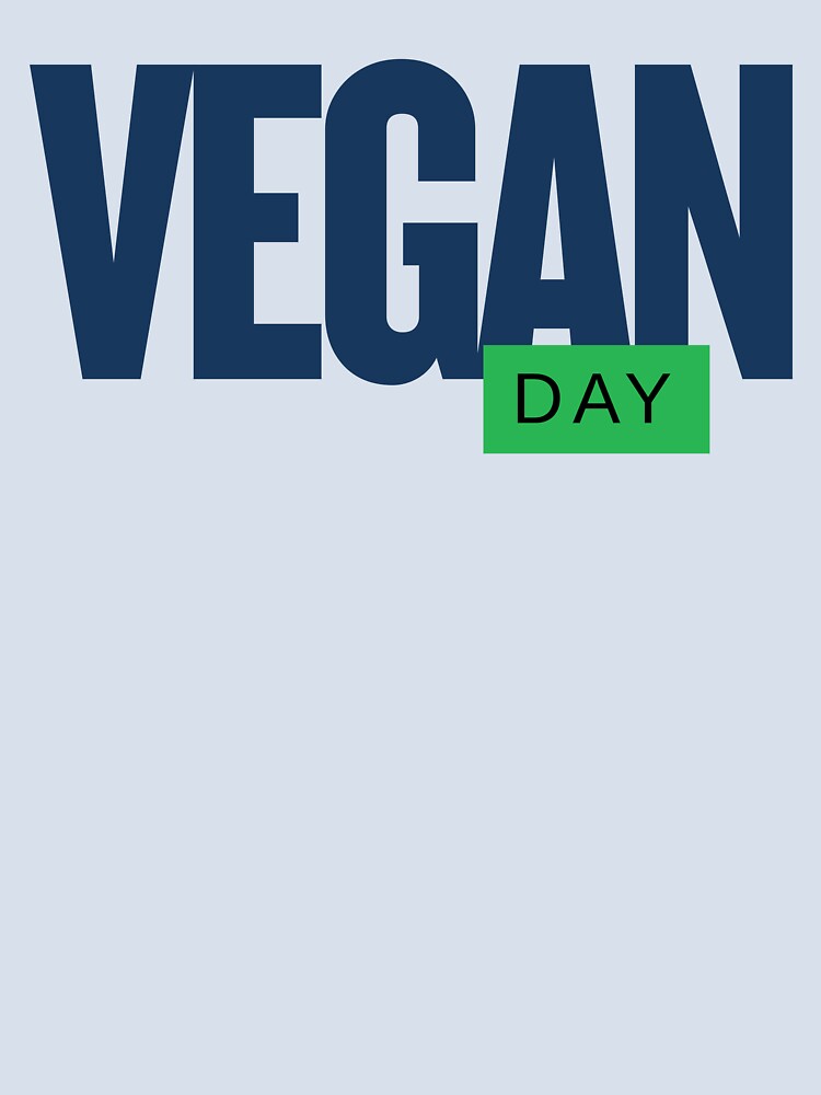 Vegan Day Blue and Green Life by malachitewolf - Adult & Kids T-Shirts, Sweatshirts & Hoodies apparel design preview 2