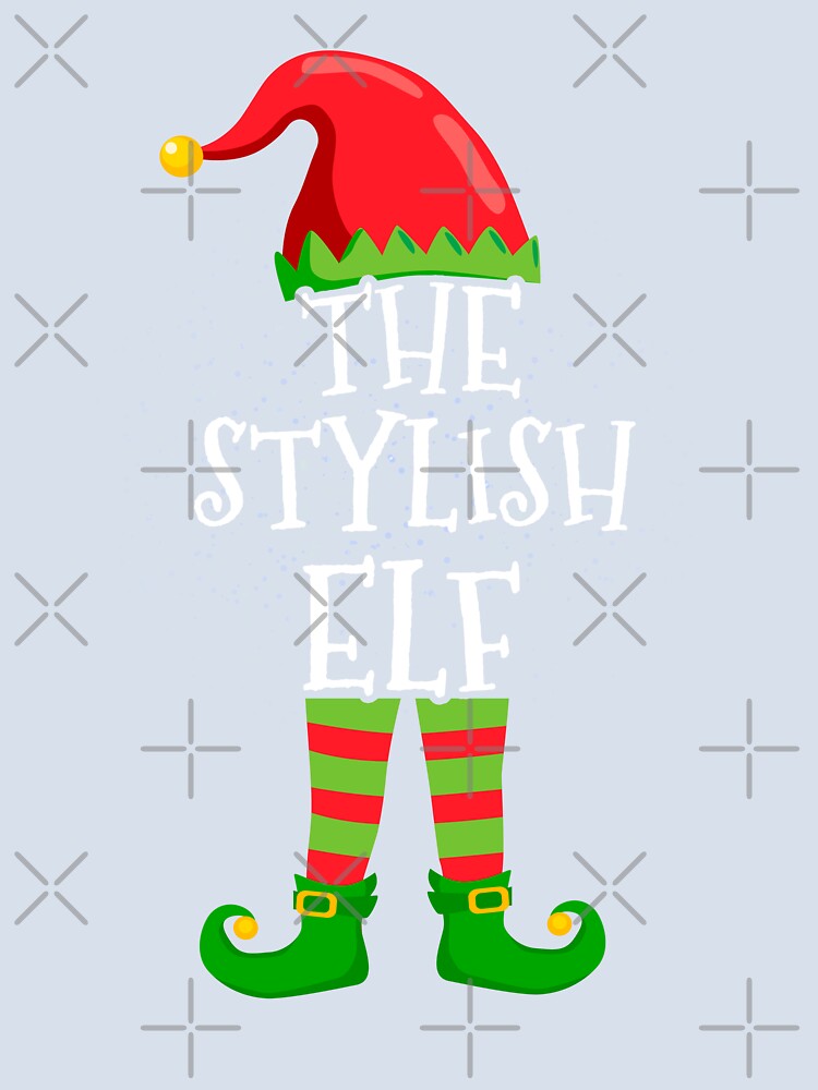 Stylish Elf Family Matching Christmas Group by - Adult & Kids T-Shirts, Sweatshirts & Hoodies apparel design preview 2