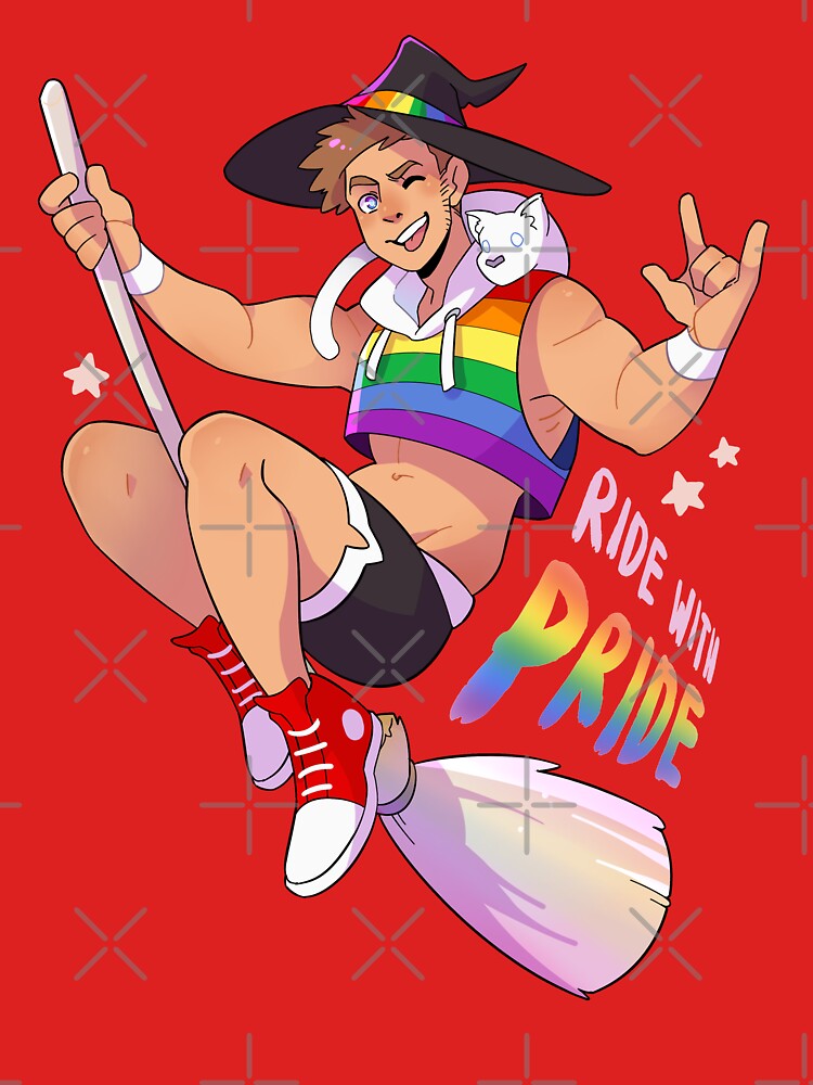 Ride with Pride Gay by ABD-illustrates - Adult & Kids T-Shirts, Sweatshirts & Hoodies apparel design preview 2