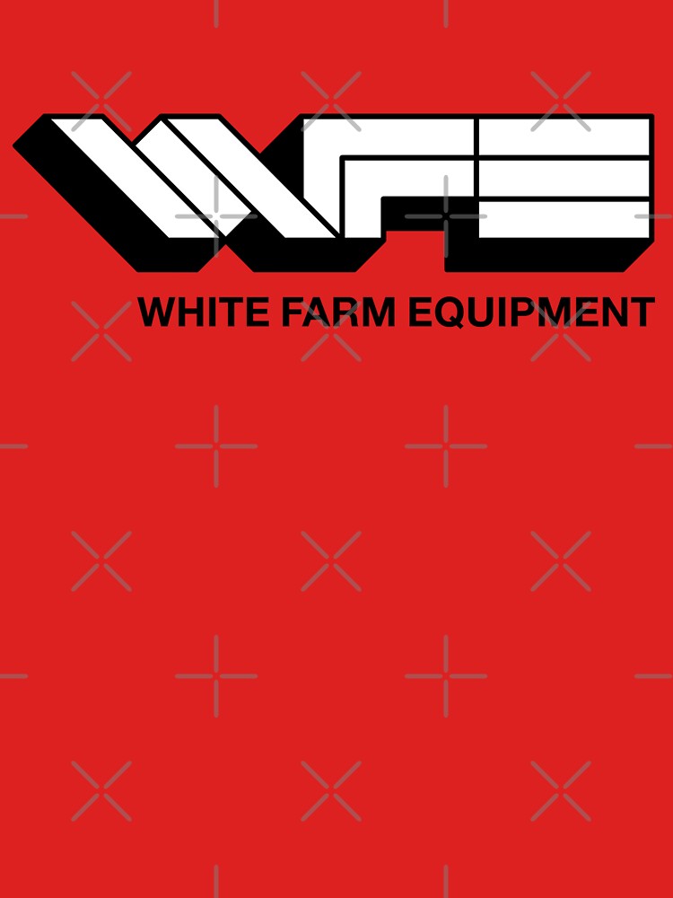 White Farm Equipment by rottinglemon - Adult & Kids T-Shirts, Sweatshirts & Hoodies apparel design preview 2