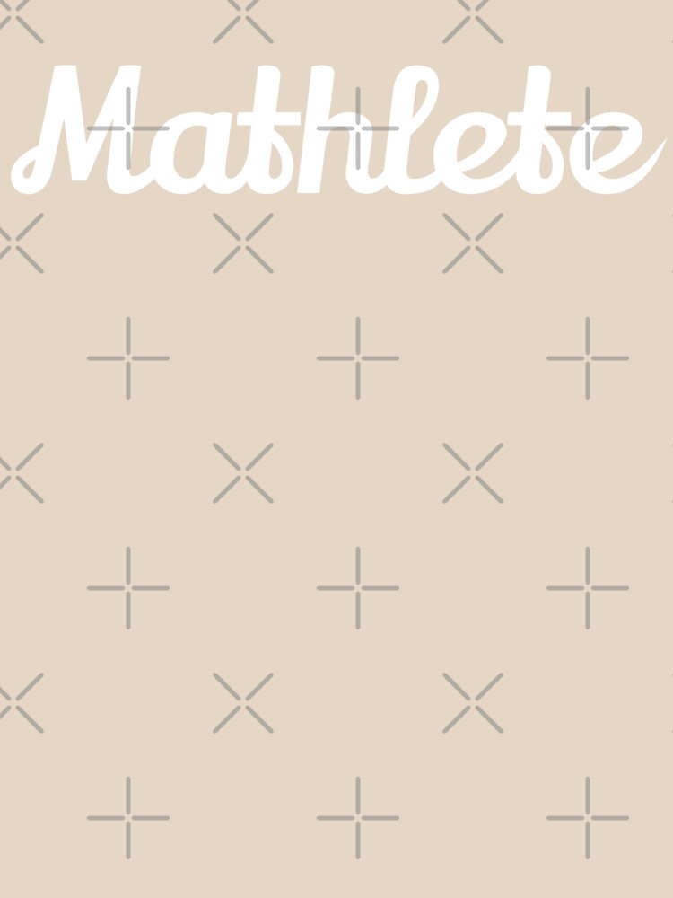 That says Mathlete Womens Mens Crew Neck by - Adult & Kids T-Shirts, Sweatshirts & Hoodies apparel design preview 2