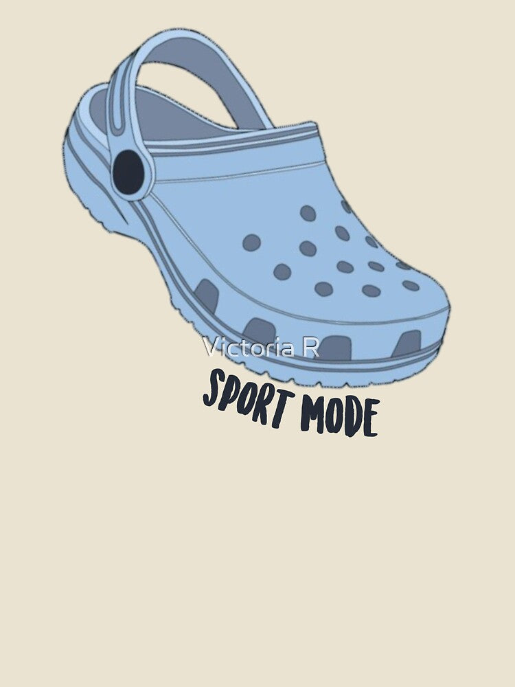 Crocs Sport Mode by Victoria R - Adult & Kids T-Shirts, Sweatshirts & Hoodies apparel design preview 2