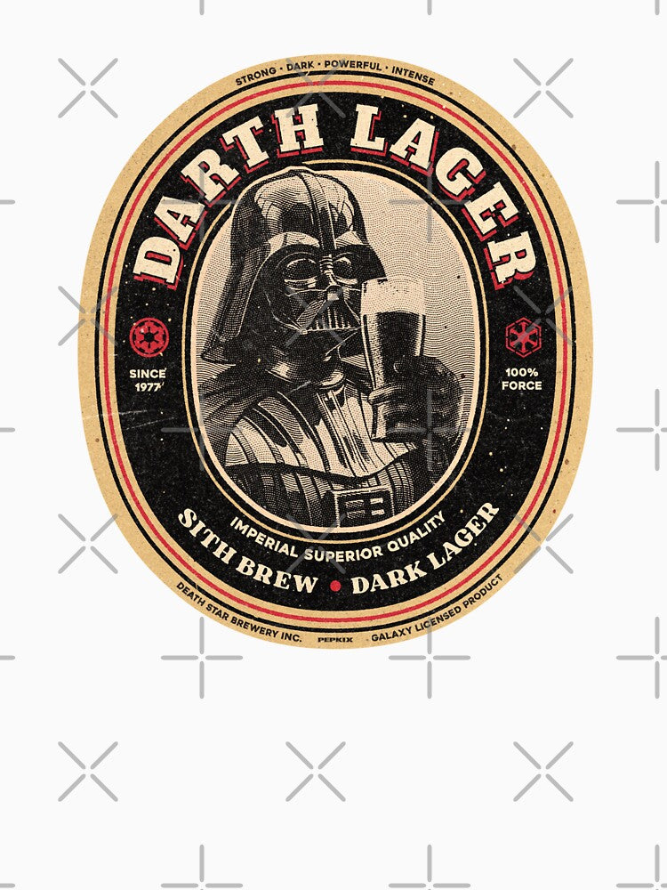 Darth Lager by PEPKIX shop - Adult & Kids T-Shirts, Sweatshirts & Hoodies apparel design preview 2