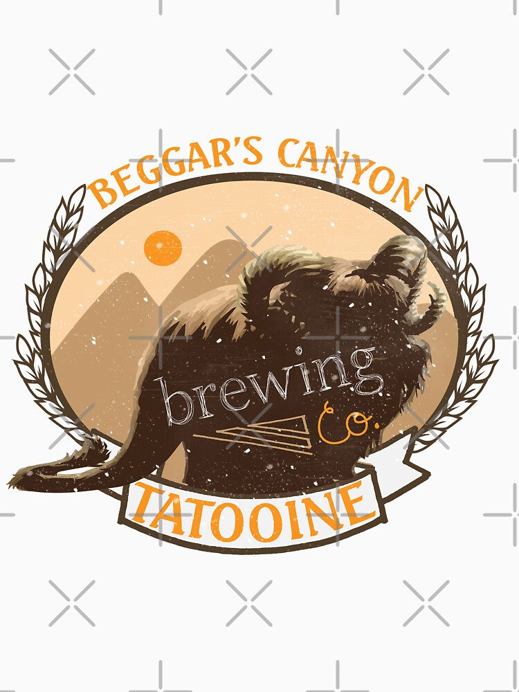 Beggar's Canyon Brewing Co. by spreadthenerdy - Adult & Kids T-Shirts, Sweatshirts & Hoodies apparel design preview 2