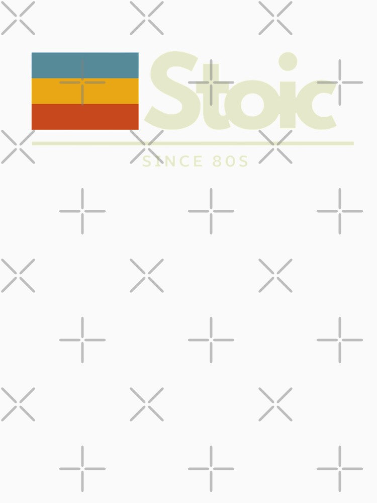 Stoic since 80s Clothing Wear Art by LexaArtworks - Adult & Kids T-Shirts, Sweatshirts & Hoodies apparel design preview 2