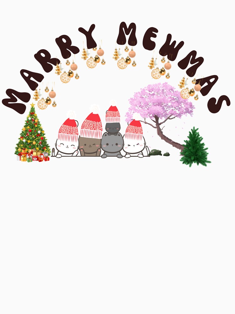 Perfect Xmas Cat Sweater Meowy Christmas for Lovers, - Adult & Kids T-Shirts, Sweatshirts & Hoodies apparel design preview 2
