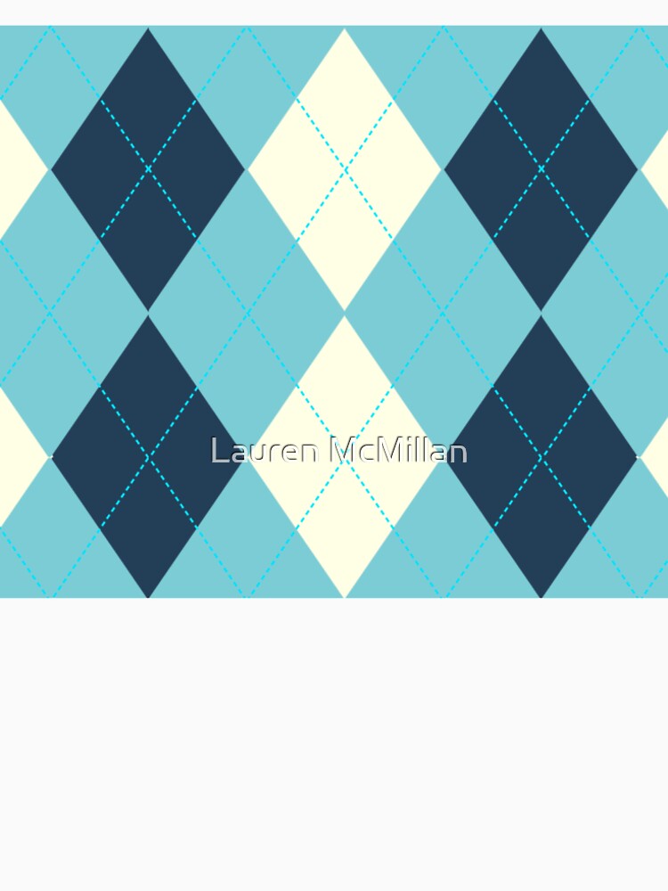 Teal Plaid by Lauren McMillan - Adult & Kids T-Shirts, Sweatshirts & Hoodies apparel design preview 2