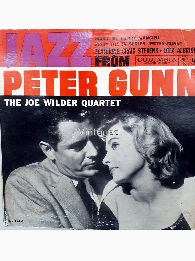 Peter Gunn, hardboiled, film noir, detective, 1959, - Adult & Kids T-Shirts, Sweatshirts & Hoodies apparel design preview 2