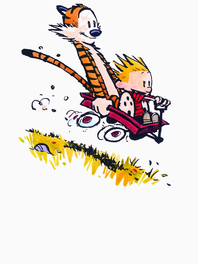 Calvin and hobbs Happ by MrXLabelee - Adult & Kids T-Shirts, Sweatshirts & Hoodies apparel design preview 2