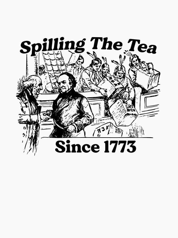 Boston tea party by pruine - Adult & Kids T-Shirts, Sweatshirts & Hoodies apparel design preview 2