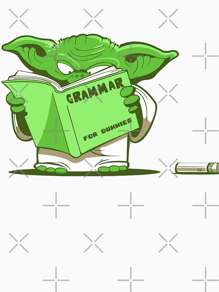 Grammar for dummies by MangaCortaTees - Adult & Kids T-Shirts, Sweatshirts & Hoodies apparel design preview 2