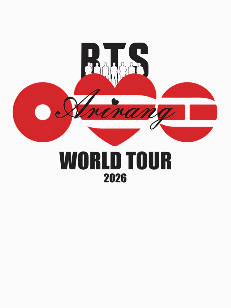 Bts Arirang World Tour 2026 Concert by SorrowArtShop - Adult & Kids T-Shirts, Sweatshirts & Hoodies apparel design preview 2