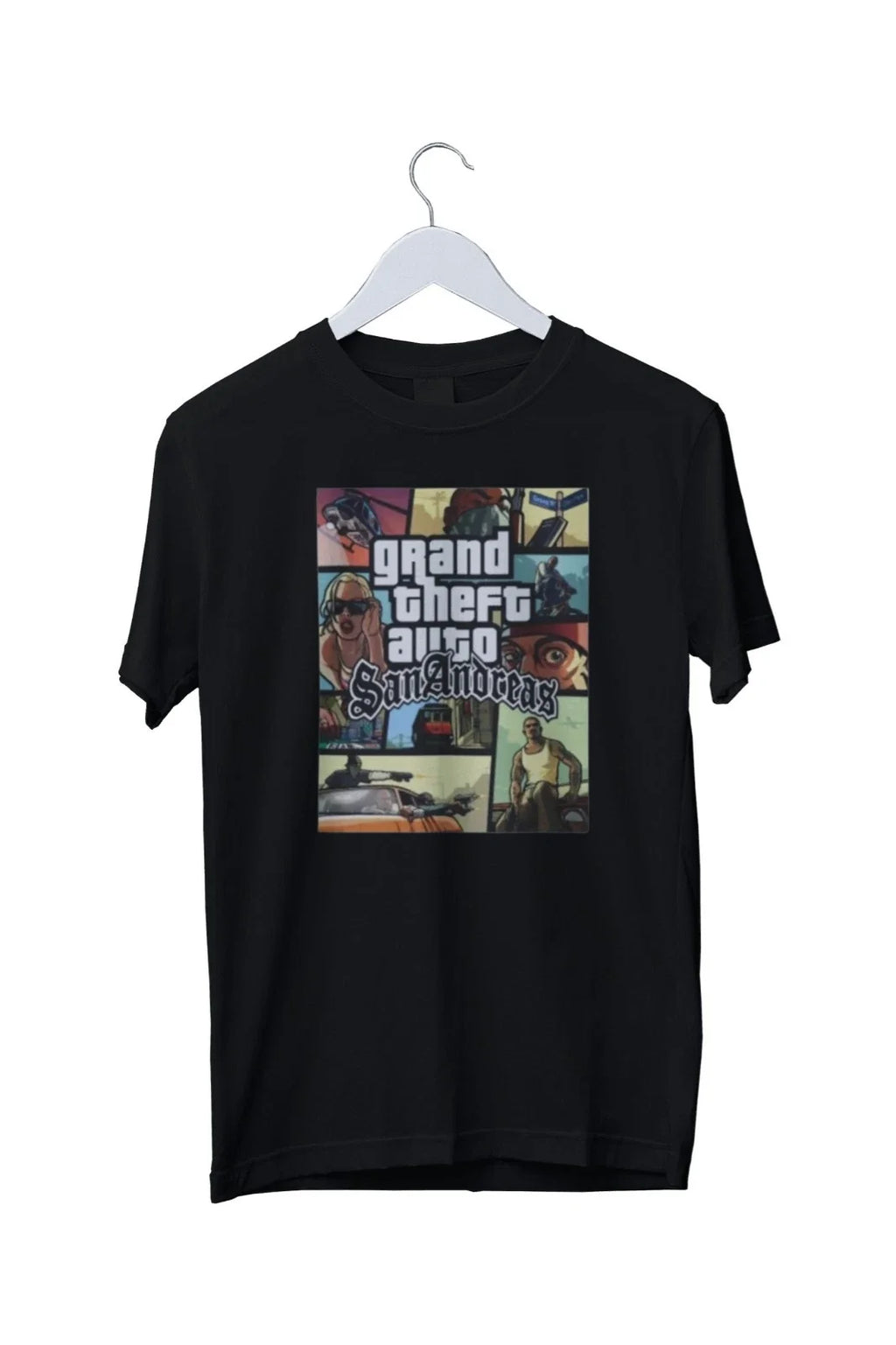 GTA Grand Theft Auto San Andreas Graphic Print Mens S - Adult & Kids T-Shirts, Sweatshirts & Hoodies apparel design preview 1