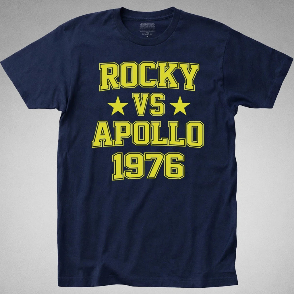 Rocky vs Apollo balboa creed boxing 70s 80s 1976 - Adult & Kids T-Shirts, Sweatshirts & Hoodies apparel design preview 1
