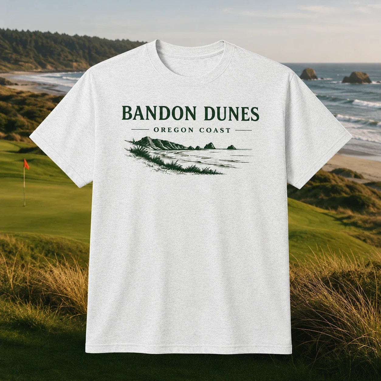 Bandon Dunes Oregon Coast Golf Coasta Giftl Club - Adult & Kids T-Shirts, Sweatshirts & Hoodies apparel design preview 1