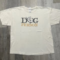 VTG Dog Person Y2K Gildan White Animal Lover Cartoon - Adult & Kids T-Shirts, Sweatshirts & Hoodies apparel design preview 1