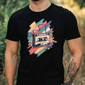 Mens Retro Tech Motif Cotton Size XS to 5XL - Adult & Kids T-Shirts, Sweatshirts & Hoodies apparel design preview 1
